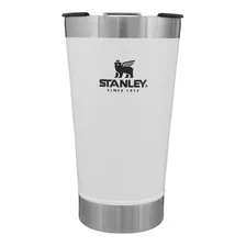 Copo Stanley Térmico Inox Com Tampa Abridor 473ml Cor Branco