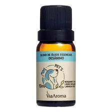 Blend Oleos Essenciais 10ml Animais Pets Desanimo Via Aroma