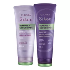  Siàge Kit Shampoo + Condicionador Remove A Oleosidade Eudora