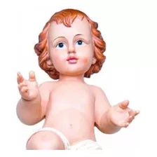 Imagem Menino Jesus Cristo Bebe - 7,5 Cm Em Resina Santini