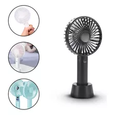 Mini Ventilador De Mesa Mão Portátil Usb Recarregável 