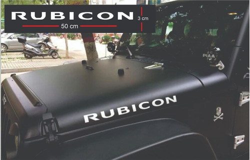 Emblema Adhesivo Logo Jeep Rubicon 2 Unidades Foto 2