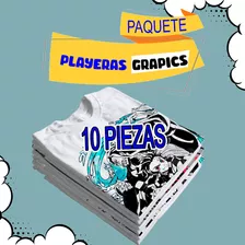 Playeras Grapics Paquete De 10 Modelos A Elegir Envio Gratis