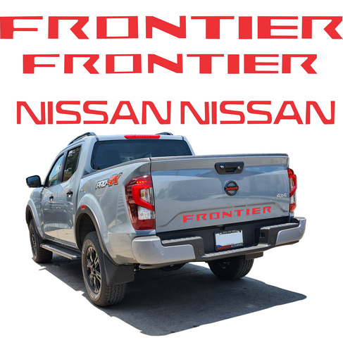 Sticker Calca Nissan Np300 Frontier 2023 2024 Parrilla Batea Foto 7