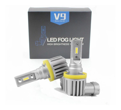 Foco Bulbo Led V9 Luces Principales Automvil / 2 Piezas Foto 10