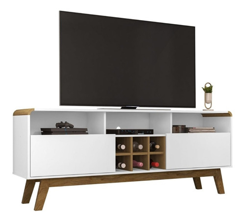 Rack Mueble De Tv Extendible Umea 2 Colores 133x44cm  Fn151 