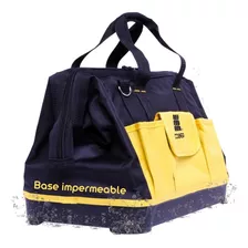 Bolsa Porta Herramienta Base Rigida Impermeable 41x29x23.5cm Color Amarillo/negro