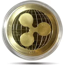 Moneda Metalica Ripple Gold ( Entrega Inmediata )