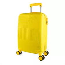 Mala De Viagem Amarela Bordo 10kg Premium Color Padrão Anac