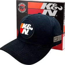 Boné K&n Trucker Sarja Mediterrâneo Preto Forro Microfibra