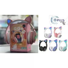 Audífonos Cat Con Luz Led Para Niñas 