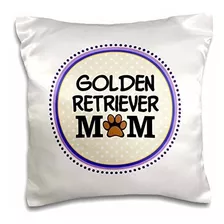 3d Rose Golden Retriever Dog Mom Mama Por Breed-paw Print Mu