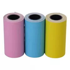 Rollos De Papel Térmico De Colores P Mini Impresora Portát