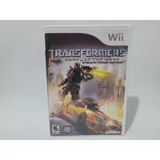 Transformers Dark Of The Moon Nintendo Wii Jogo Original