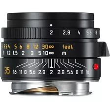 Leica Summicron-m 35mm F/2 Asph Lente (black)