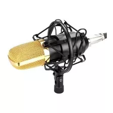 Micrófono Fifine F-800 Condensador Cardioide Color Negro/dorado