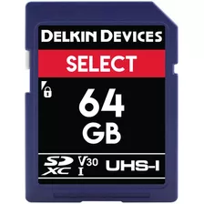 Delkin Devices 64gb Select Uhs-i Sdxc Memory Card