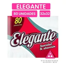 Servilletas Elegante 32x32 De 80u