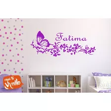 Vinilo Infantil Mariposa Decoración Personalizada Grande