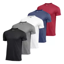 Kit 5 Camisetas Masculina Novastreet Dry Fit Uv+ Anti Suor 