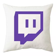 Twitch Logo Redes Almohadon Friki Tu Eres