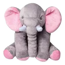 Almofada Elefante Pelúcia 60cm Dumbo Bebê Antialérgico