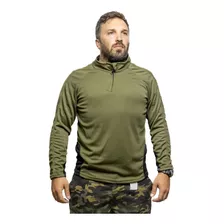 Remera Termica Con Cierre Seawolf Tactical Verde