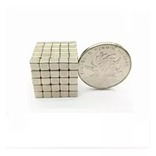 40 Peça Ima De Neodímio Quadrado Cubo 4mm X 4mm Super Forte