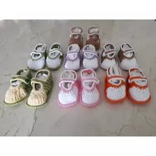 Zapatos De Bebe Crochet