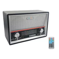 Rádio Retrô Com Controle Bluetooth Bt 2068 Livstar