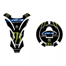 Kit Adesivo Protetor De Tanque Tank Pad Yamaha R3 Monster