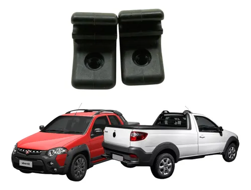 Par Trava Suporte Quebra Sol Paraso Fiat Strada 2014 2019