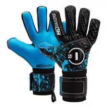 Luva De Goleiro Semi Profissional N1 Cronos Blue + Brinde