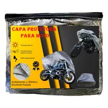 Capa De Cobrir Moto Impermeável Anti-uv Não Risca Protetora