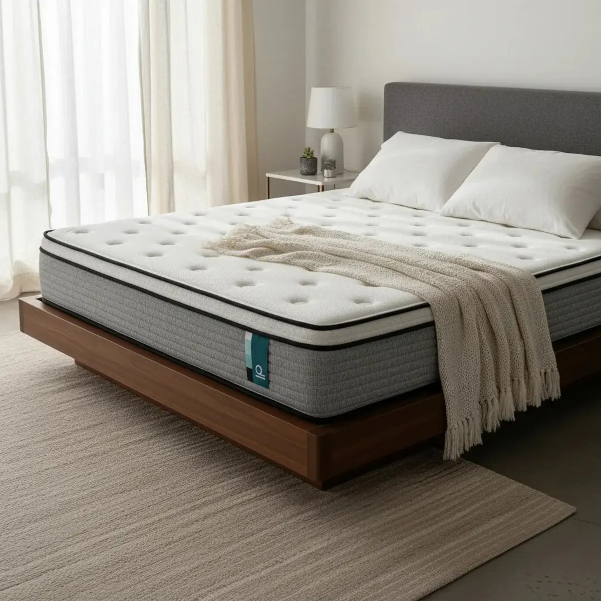 Colchón Espuma Dreamo Classic C26 200x200x26cm King Size Blanco