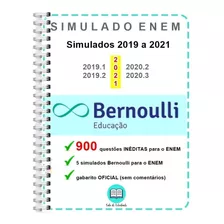 Enem 900 Questões Ineditas Simulado Bernoulli + Gabarito