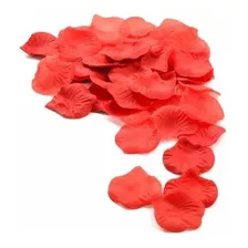 Bolsa De 1000 Pétalos Rojos Rosas Artificiales