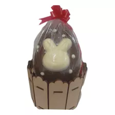 Huevo De Pascua En Canasta De 350 Gramos