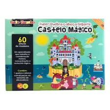 Super Quebra-cabeça Infantil Gigante Castelo Mágico