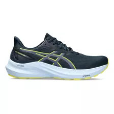 Tenis Hombre Asics Gt-2000 12 Q124 Color French Blue/bright Yellow Diseño De La Tela Liso Talla 11