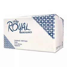 Caja De Papel Bond Carta Royal 70gr 96% Blancura 5.000 Hojas