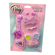 Maquillaje Infantil Blister Tiny Beauty Labial Sombras Y Mas