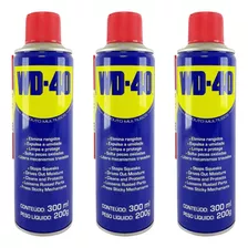 Kit 3 Wd40 Óleo Spray Multiuso Desengripante Lubrifica 300ml