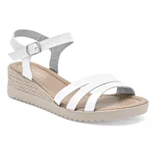 Sandalia Pravia 2735 Para Mujer Color Blanco E8