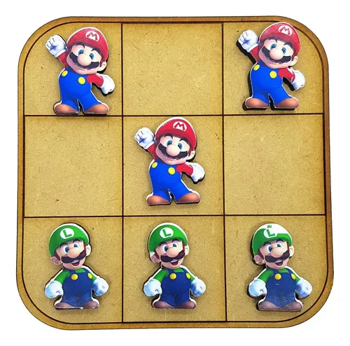 Tateti Mario Bross Luigi Cumple Infantil Souvenir X10
