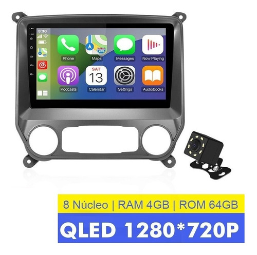 Estreo 4+64g For Chevrolet Gmc Silverado Sierra 2014-2018 Foto 2