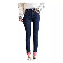 Leggings Denim De Forro Polar Térmicos For Mujer Y Niñas