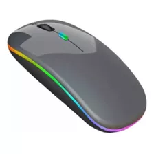 Mouse Wireles Sem Fio Recarregavel Led Rgb Notebook Gamer