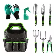 Set 9 Piezas De Herramientas Kit Jardinería Uso Rudo