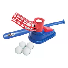 Máquina Lanzadora De Béisbol Para Niños, Entrenador Rojo